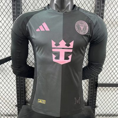 Inter Miami Soccer Jersey Away Long Sleeve Shirt 2025