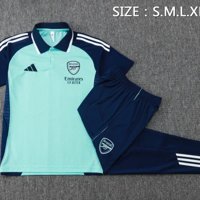 Alternative view of Arsenal Training Kit (Polo+Pants) Green 2025/26