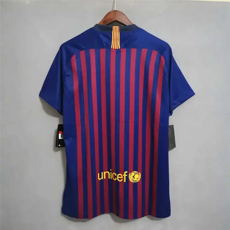 Barcelona Retro Jersey Home Soccer Shirt 2018-19 - Image 2