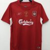 Liverpool Retro Football Jersey Home UCL Final Custom Shirt 2004/05