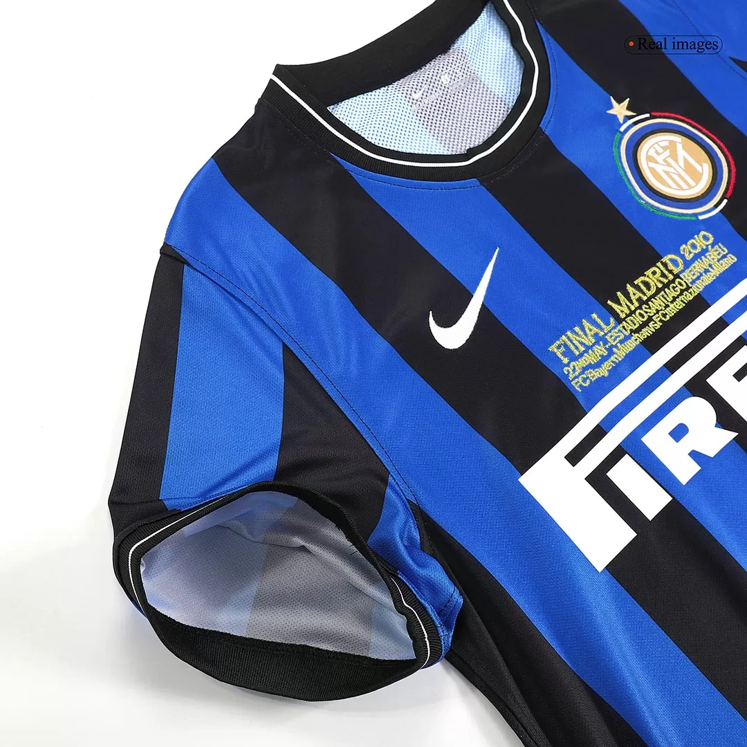 Inter Milan Jersey Custom Home Soccer Jersey 2009/10- UCL Final - Image 6