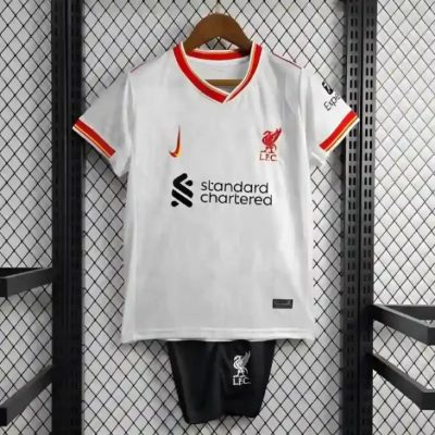 Liverpool Football Jersey Third Away Kids Kit Jersey+Shorts 2024/25