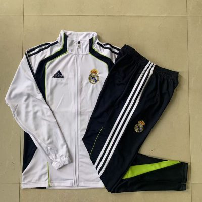 Kids Real Madrid Training Kit (Jacket+Pants) White 2025/26