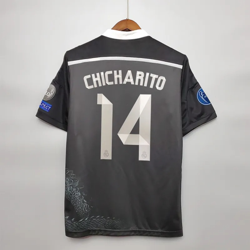 Ronaldo#7 Real Madrid Retro Jersey Third Away Soccer Shirt 2014/15 - Image 6