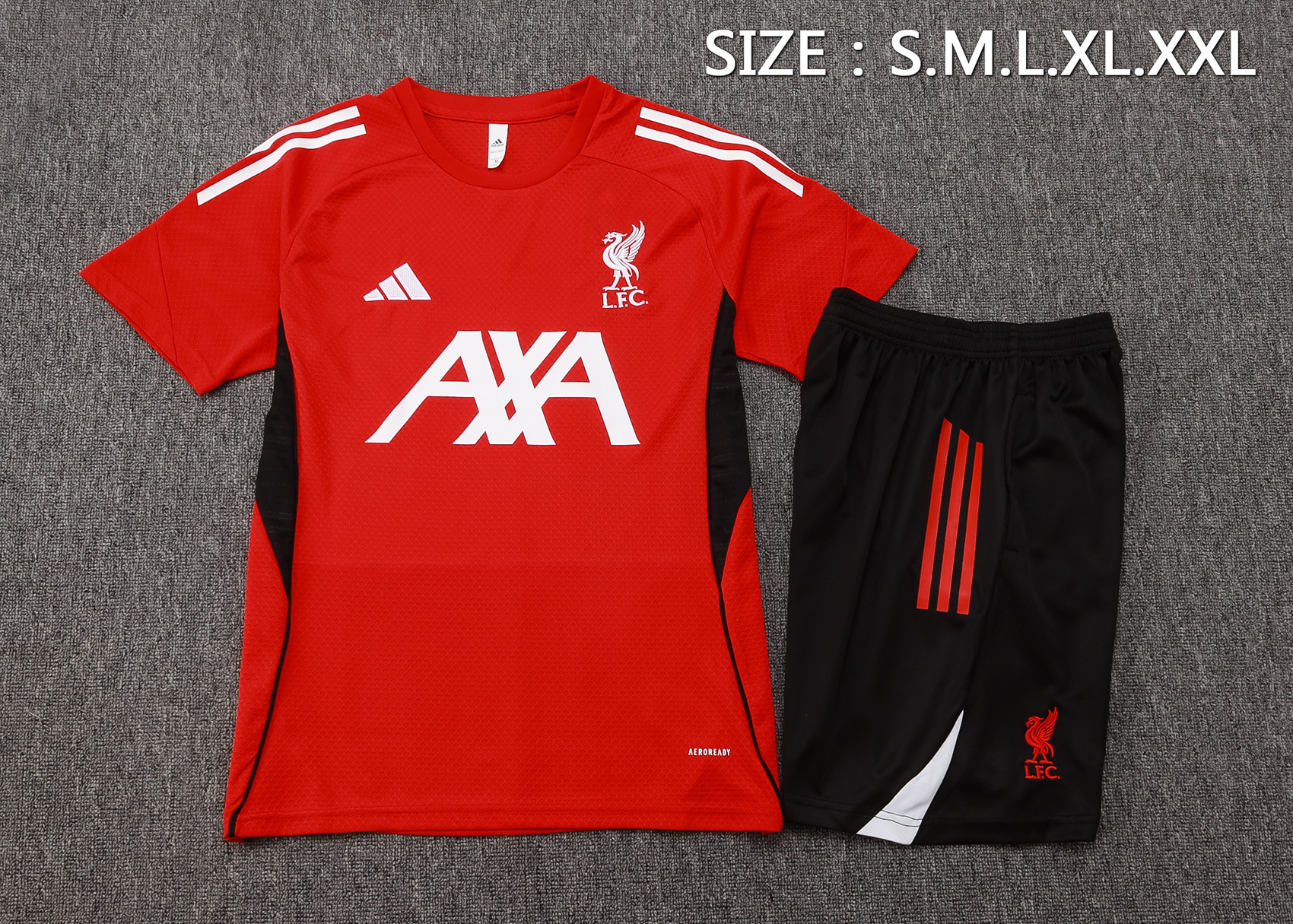 Liverpool Training Jersey Kit Red 2025/26 - Image 2