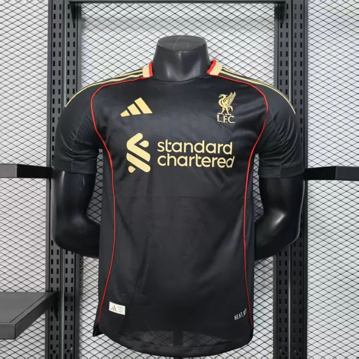 Liverpool Football Jersey Black Special Edition Shirt 2025/26