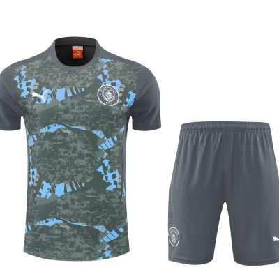 Manchester City Training Jersey Kit Gray 2025/26