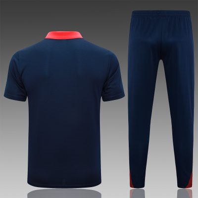 Alternative view of PSG Training Kit (Polo+Pants) Cyan 2025/26