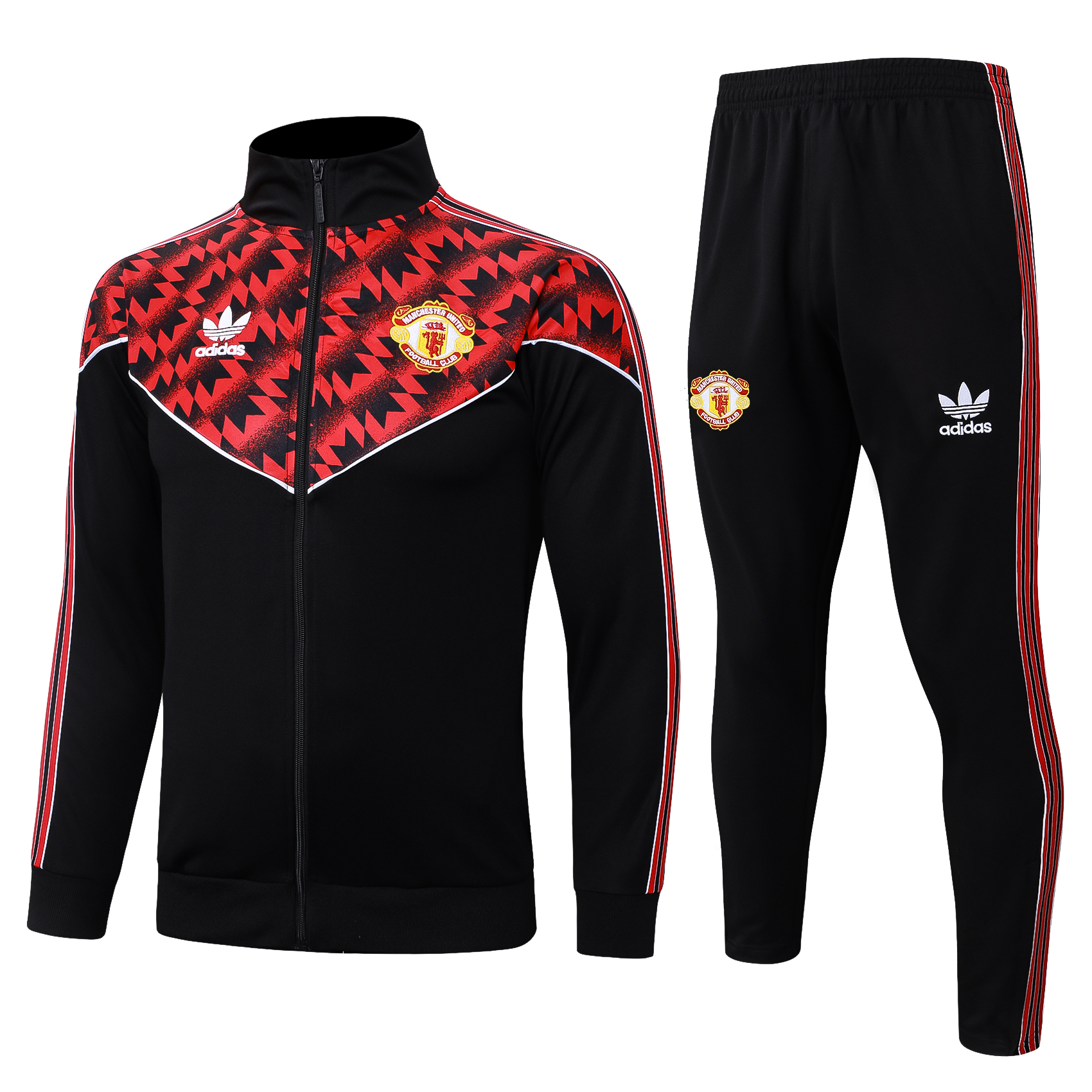 Manchester United Training Kit (Jacket+Pants) Black 2025/26