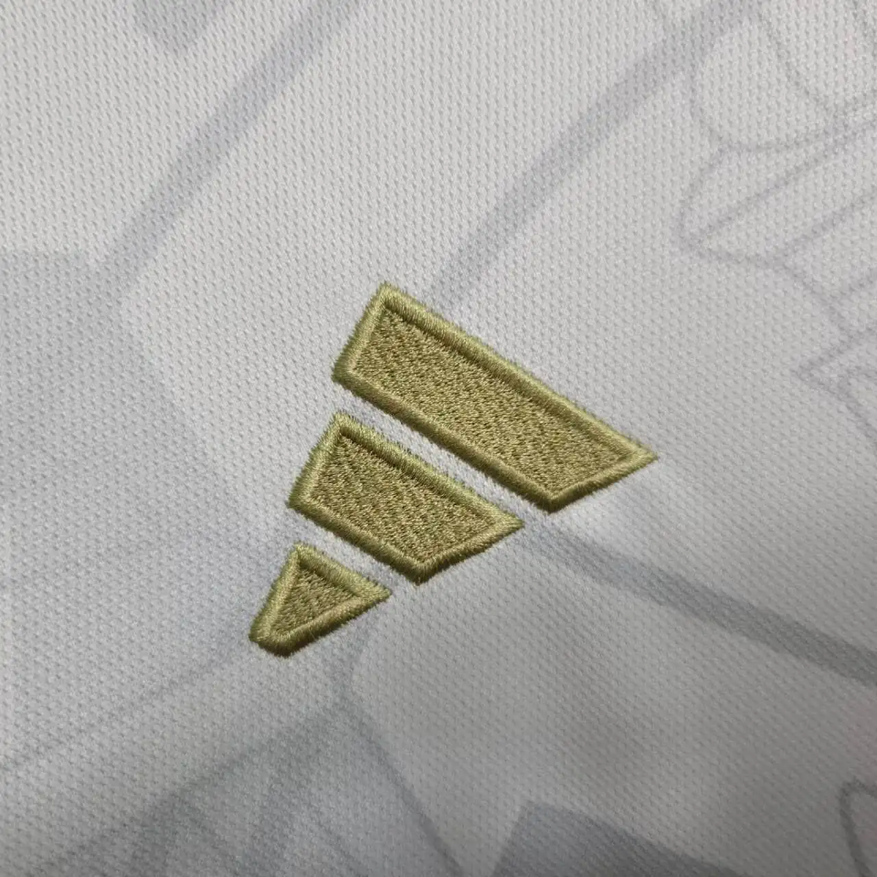 Real Madrid Soccer Jersey Golden & White Custom Shirt 2023/24 - Image 3