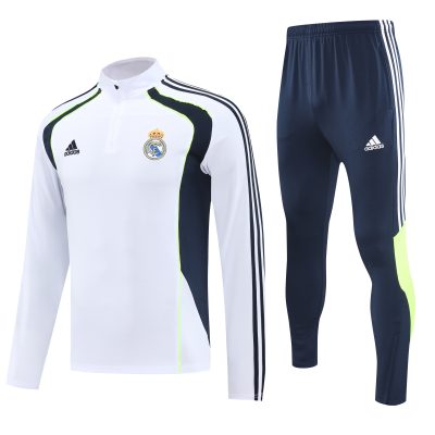 Real Madrid Training Kit (Sweatshirt+Pants) White 2025/26 - Player Version