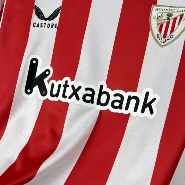 Athletic Club de Bilbao Soccer Jersey Home Custom Shirt 2025/26 - Image 2