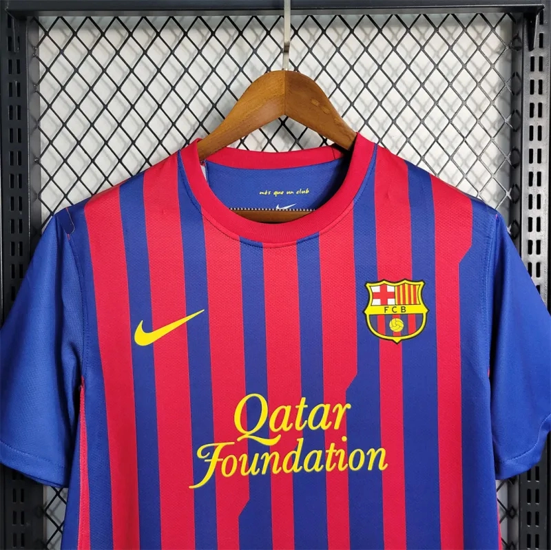 Barcelona Retro Jersey Home Soccer Shirt 2011-12 - Image 4