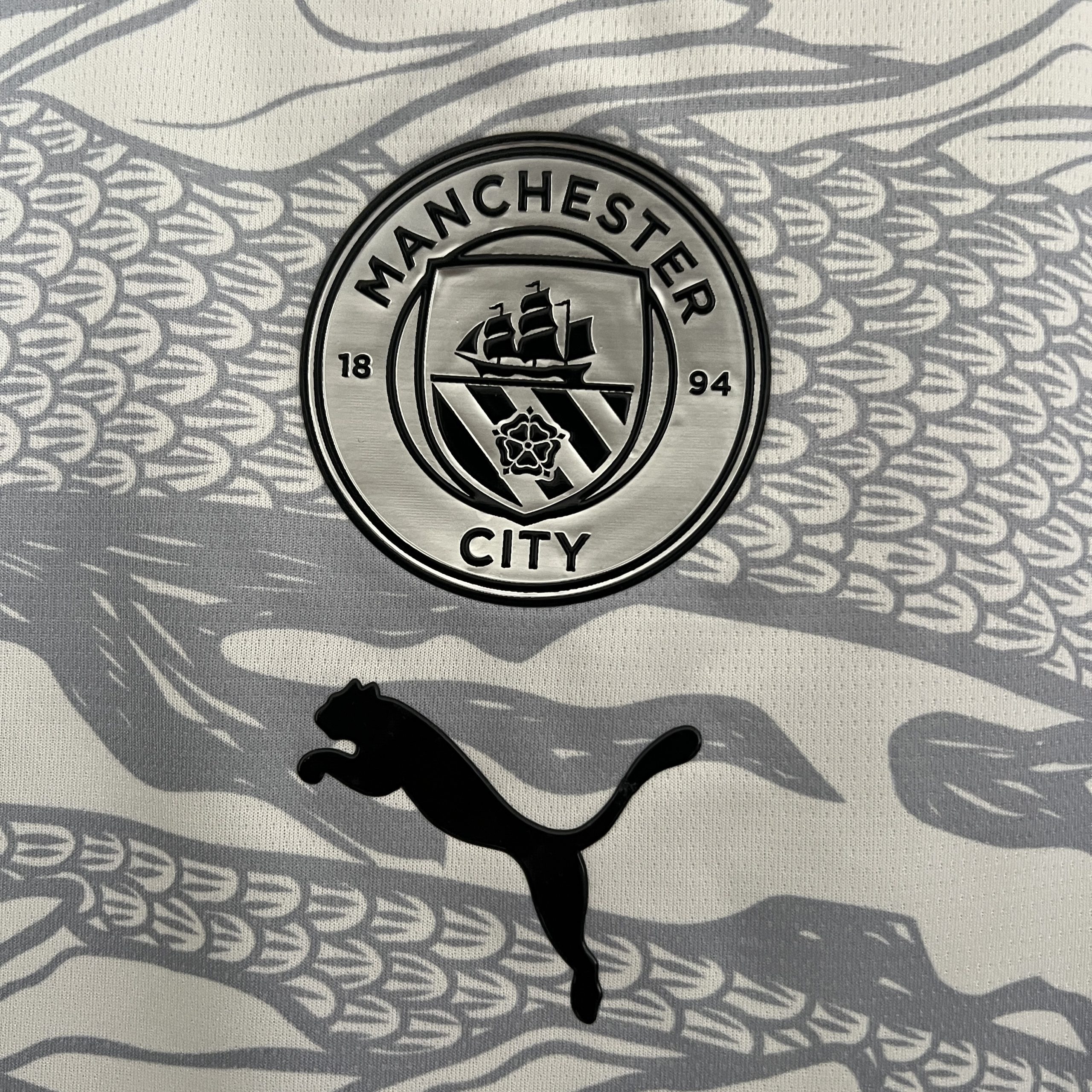 Manchester City Dragon Special Edition Football Jersey Shirt 2024/25 - Image 3