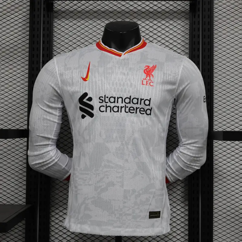 Liverpool Football Jersey Third Away Long Sleeve Shirt 2024/25