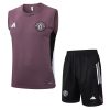 Manchester United Sleeveless Training Kit Purple 2025/26
