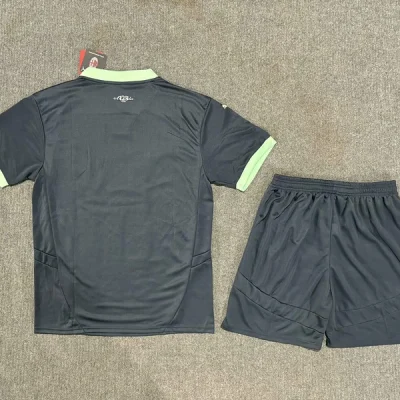 Alternative view of AC Milan Soccer Jersey Third Away Kids Kit Jersey+Shorts 2024/25