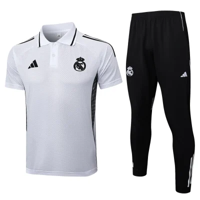 Real Madrid Training Kit (Polo+Pants) White 2025/26