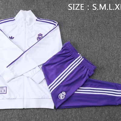 Alternative view of Real Madrid Training Kit (Jacket+Pants) White 2025/26