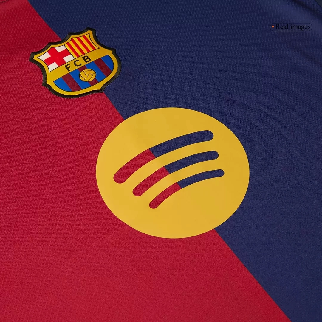 Barcelona Home Soccer Jersey 2024/25 - Spotify Logo Without Text - Image 6