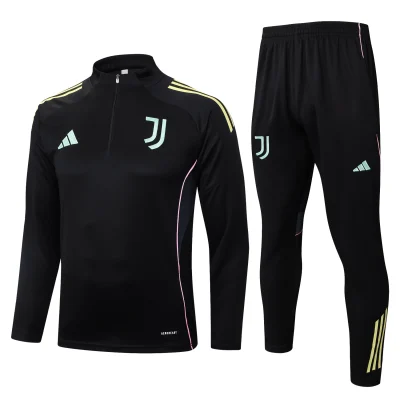 Juventus Training Kit (Sweatshirt+Pants) Black 2025/26