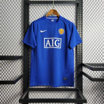 Alternative view of Ronaldo #7 Manchester United Retro Home Football Jersey Shirt 2008/09