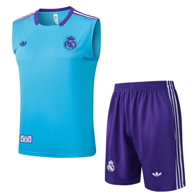 Real Madrid Sleeveless Training Kit Blue 2025/26