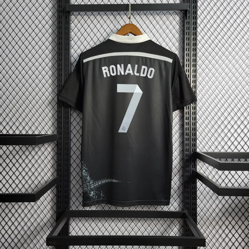 Ronaldo#7 Real Madrid Retro Jersey Third Away Soccer Shirt 2014/15
