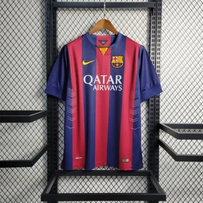 Barcelona Retro Jersey Home Soccer Shirt 2014-15