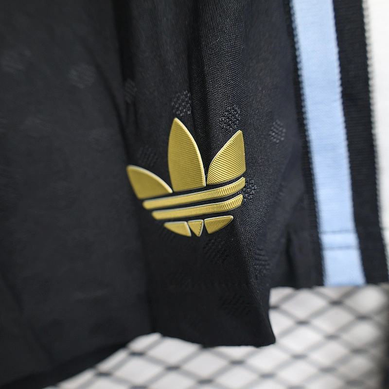 Argentina Soccer Jersey Black Shorts 2025 - Image 4