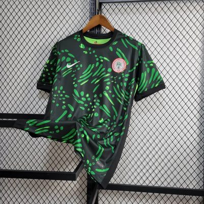 Alternative view of Nigeria Soccer Jersey Away Custom Shirt 2024