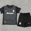 Sporting CP Soccer Jersey Away Kids Kit Jersey+Shorts 2025/26