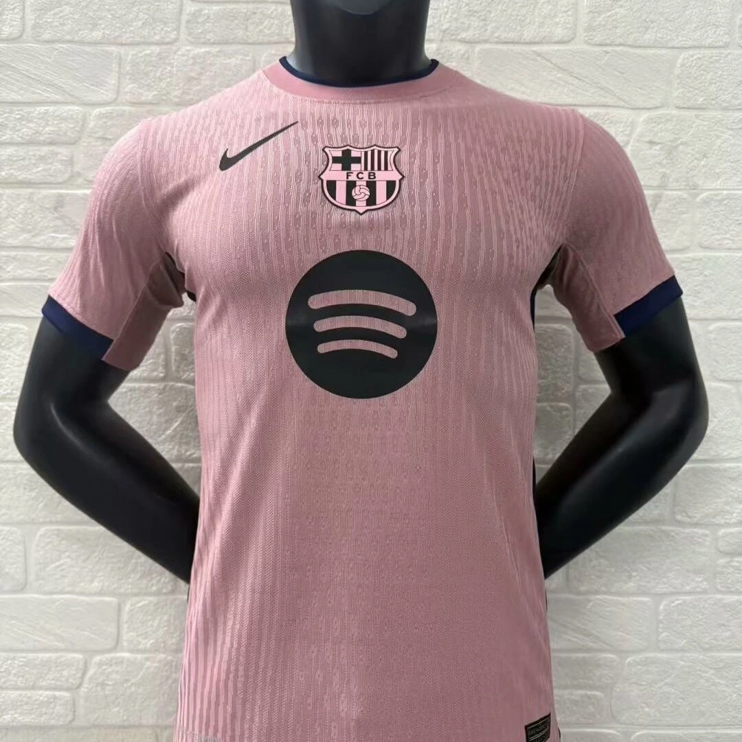 Soccer Jersey Barcelona Third Away Pink Shirt 2025/26