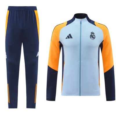 Kids Real Madrid Training Kit (Jacket+Pants) 2024/25