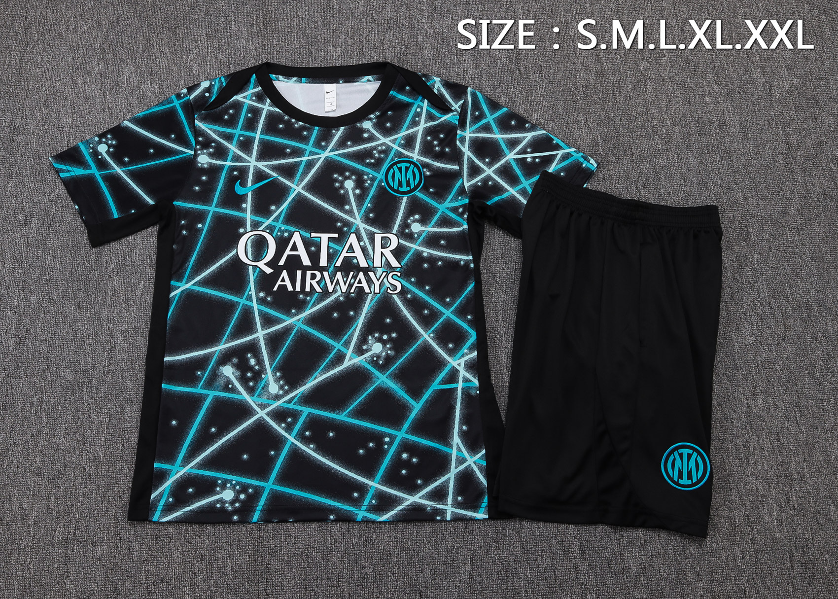 Inter Milan Training Jersey Kit Black&Green 2025/26 - Image 5