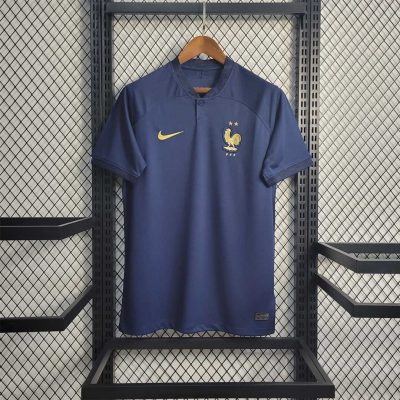 France Retro Soccer Jersey Home Custom Shirt World Cup 2022