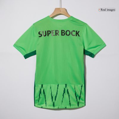 Alternative view of Sporting CP Soccer Jersey Fourth Away Custom Shirt 2024/25