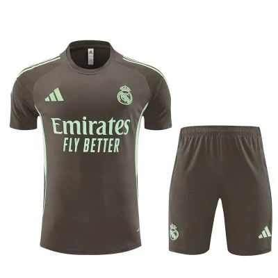 Real Madrid Training Jersey Kit Brown 2025/26