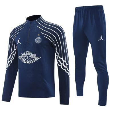 PSG Training Kit (Sweatshirt+Pants) Navy 2025/26 - Player Version (With Star)