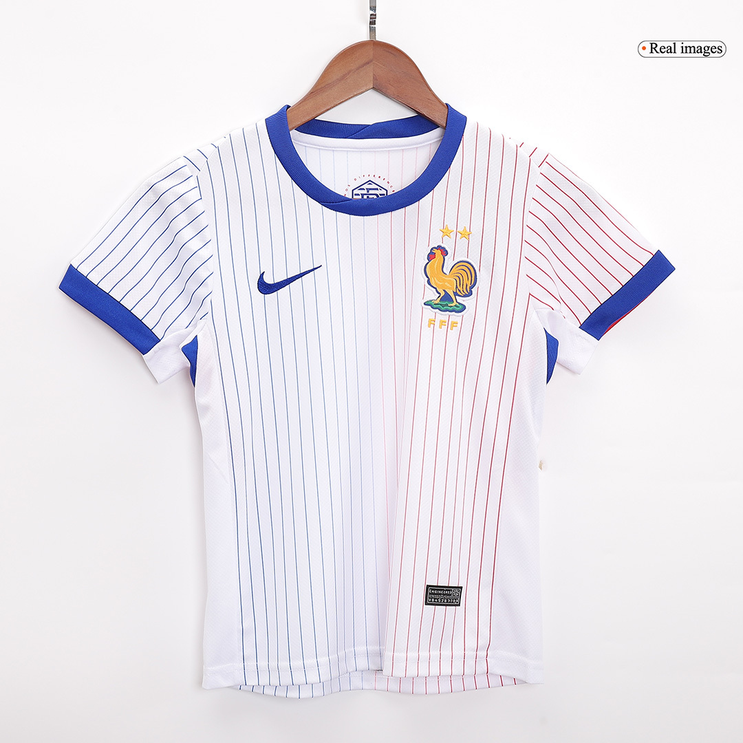 France Away Football Uniform Kids Kit Jersey+Shorts EURO 2024 - Image 3