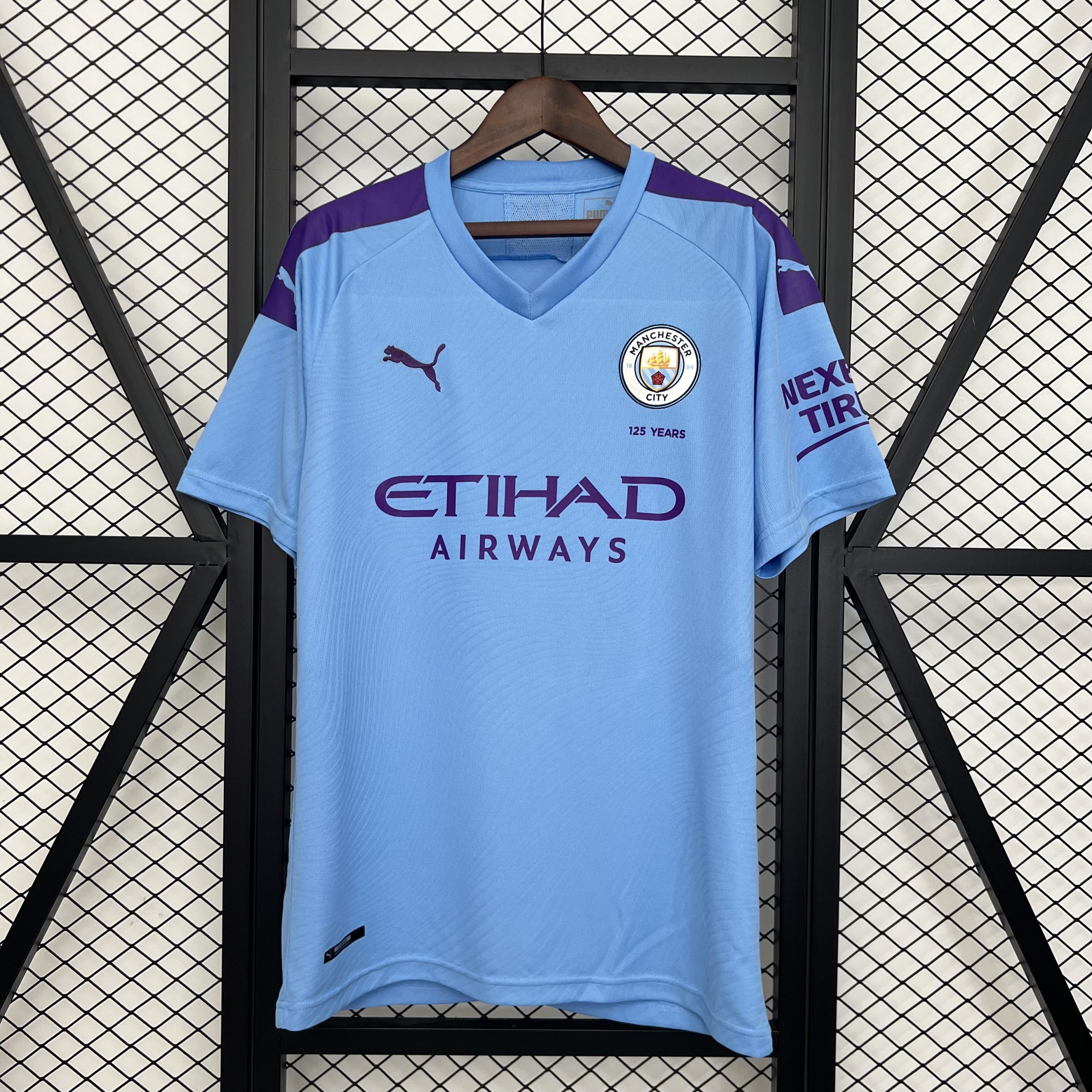 Manchester City Retro Football Jersey Home Shirt 2019/20