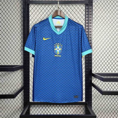 Brazil Soccer Jersey Away Custom Shirt Copa America 2024