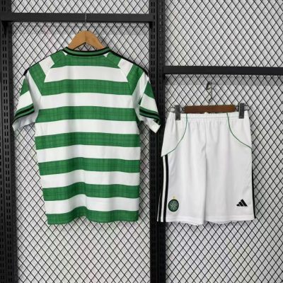 Alternative view of Celtic Soccer Jersey Home Kids Kit Jersey+Shorts 2025/26
