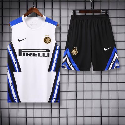 Inter Milan Retro Sleeveless Training Kit White 2025/26
