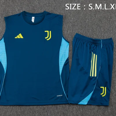 Alternative view of Juventus Sleeveless Training Kit Blue 2025/26