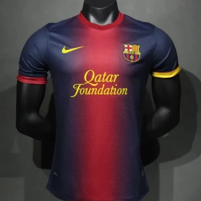 Barcelona Retro Jersey Home Soccer Shirt 2012-13