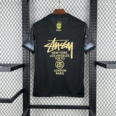 Alternative view of Brazil Soccer Jersey Jesus Custom Shirt 2024
