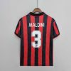 Maldini #3 AC Milan Retro Soccer Jersey Home Shirt 1995/96