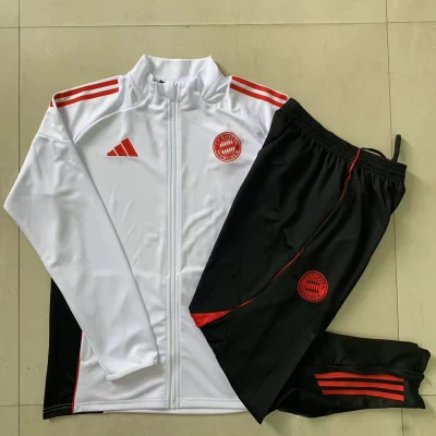 Alternative view of Kids Bayern Munich Training Kit (Jacket+Pants) White 2025/26