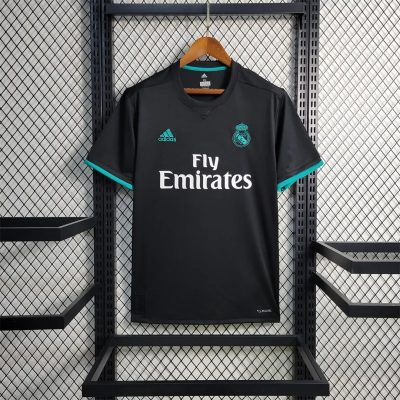 Real Madrid Retro Jersey Away Soccer Shirt 2017/18
